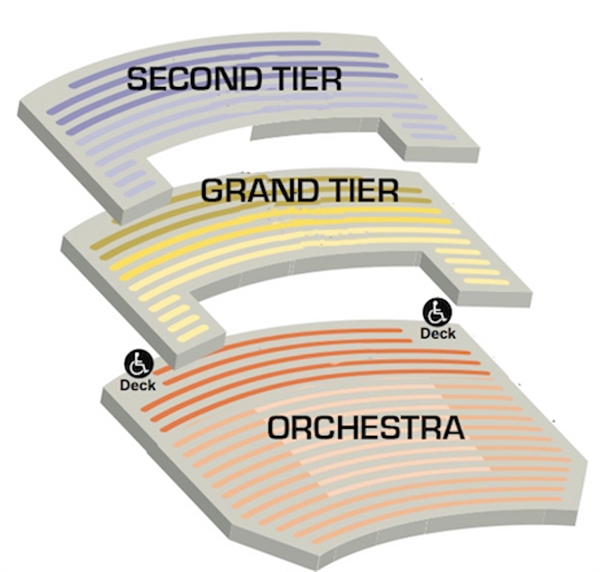 Performing Arts Center Purchase College Seating Chart
